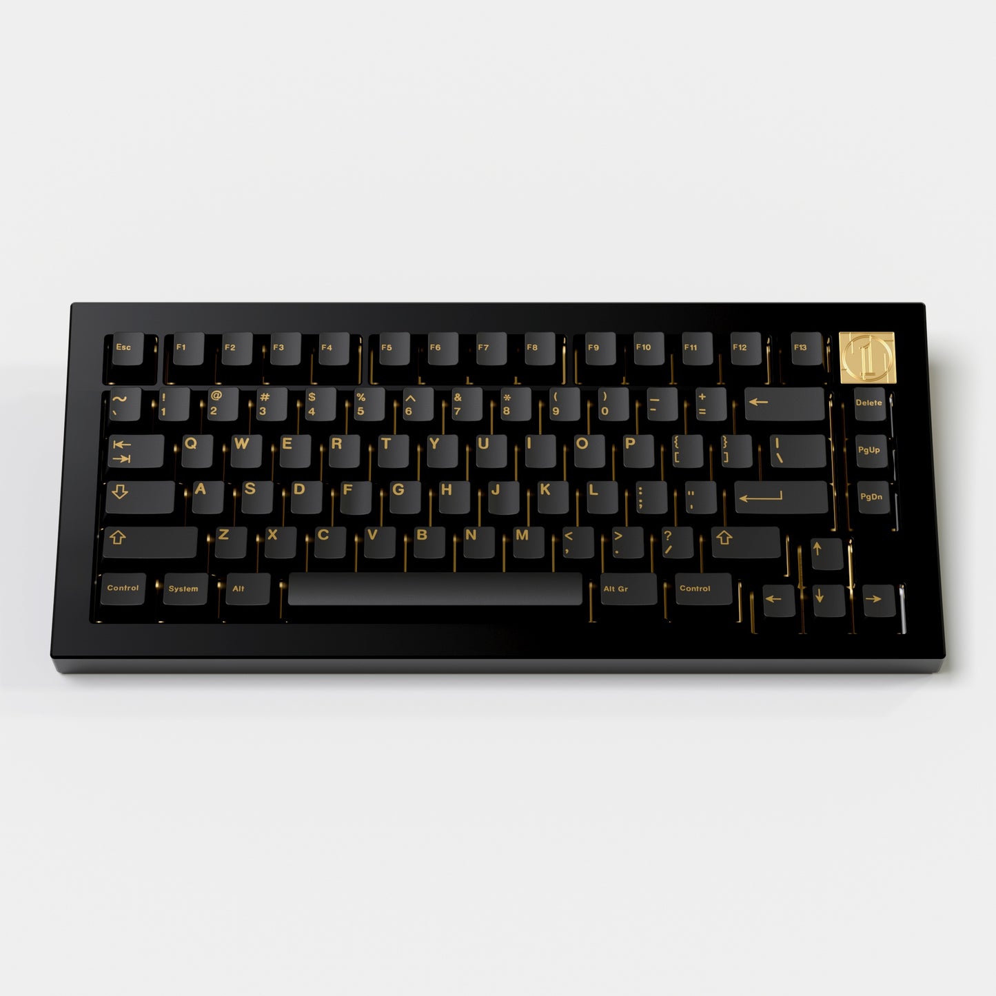 GMK Black & Gold 键帽