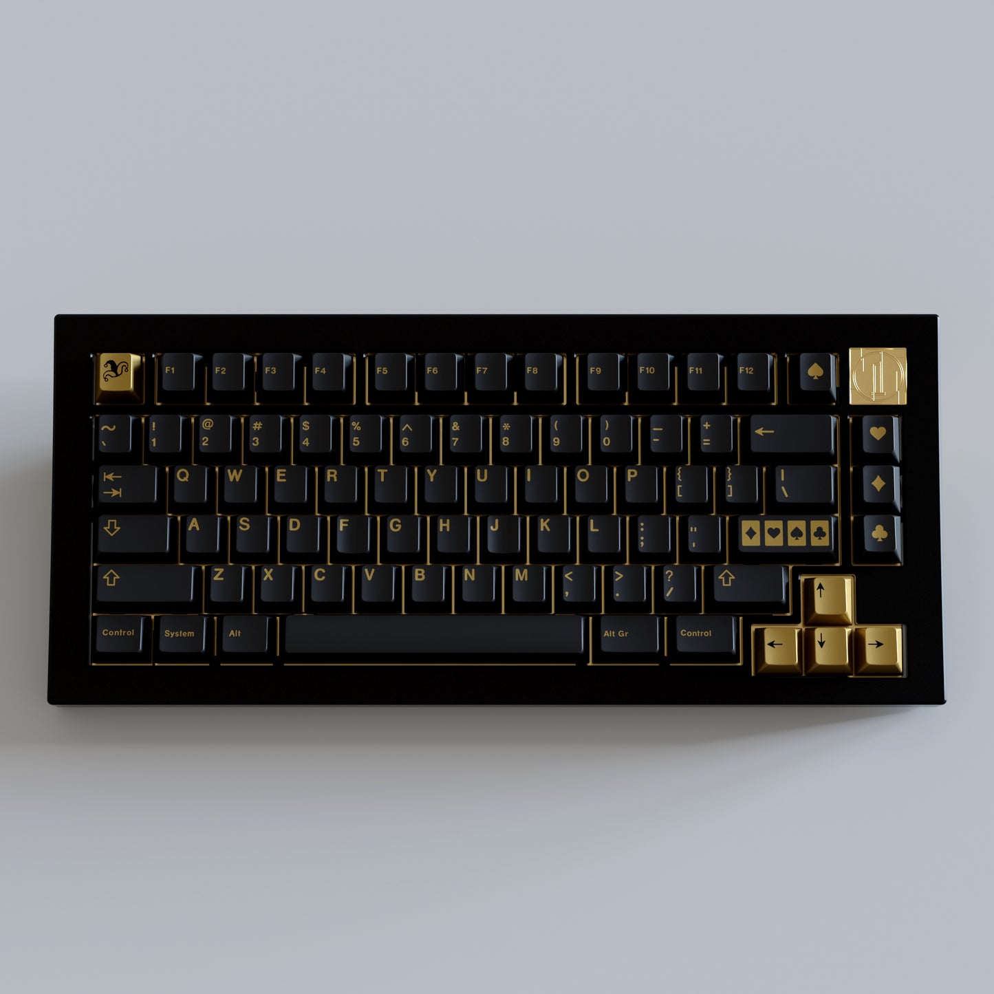 GMK Black & Gold 键帽