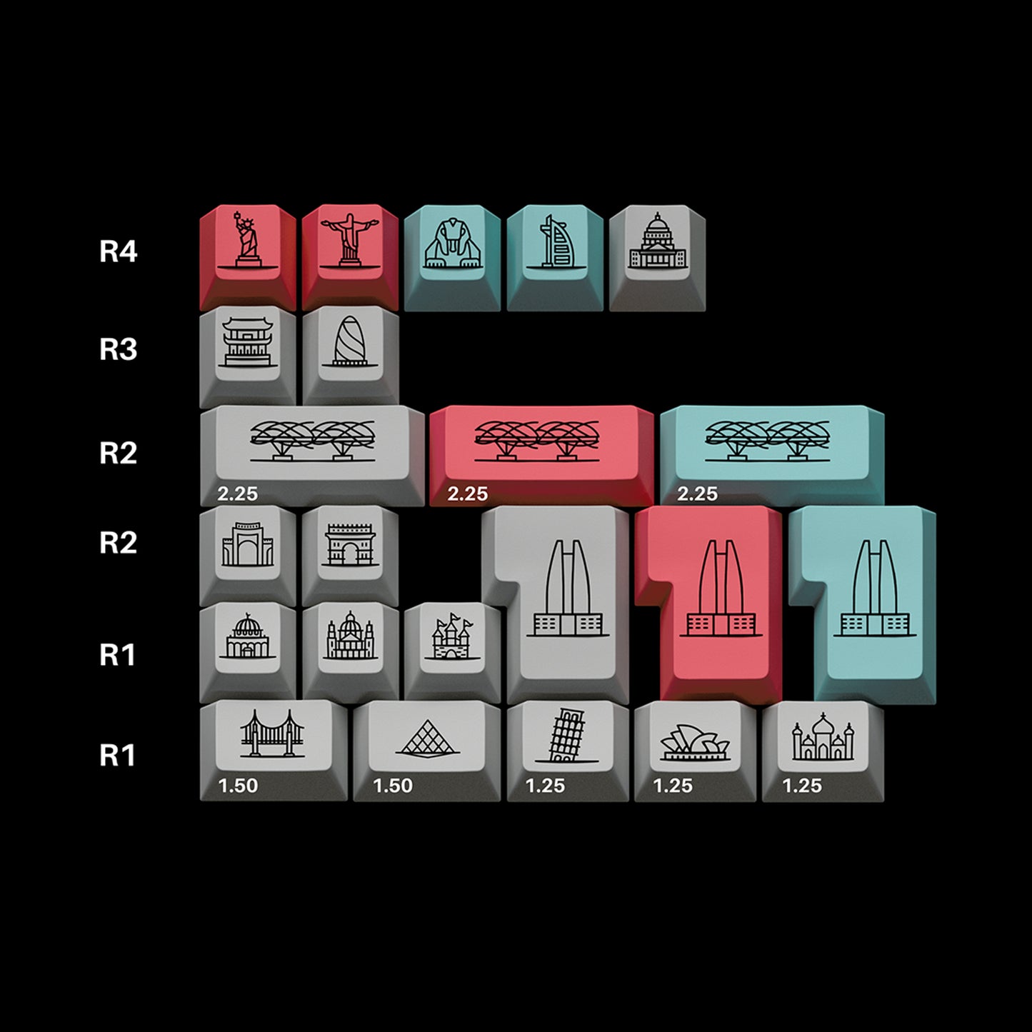 ePBT Travelling 键帽