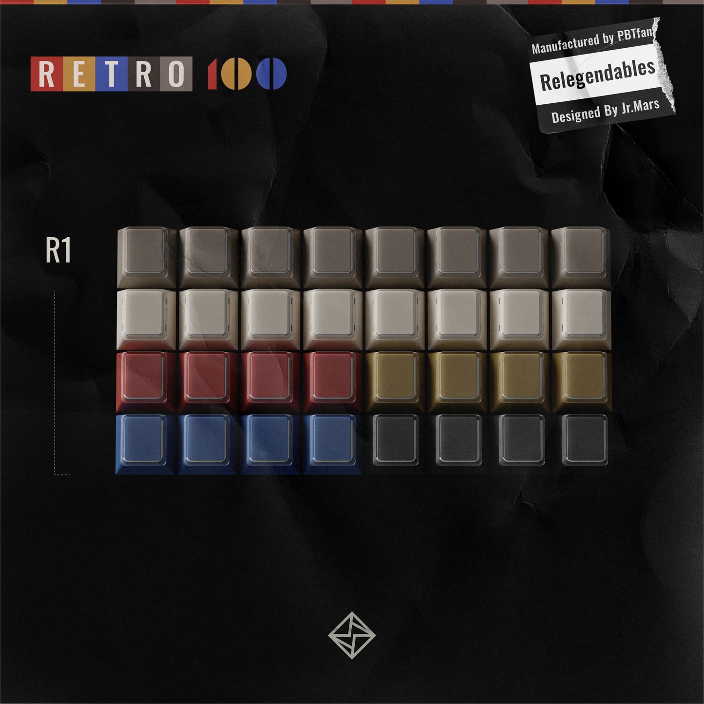 【END】PBTfans Retro 100键帽