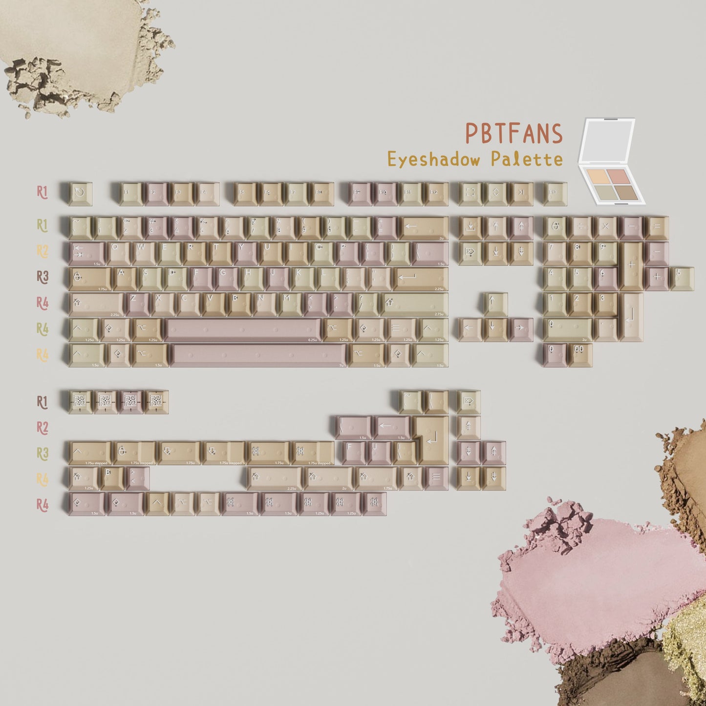 PBTfans Eyeshadow Palette  眼影盘键帽