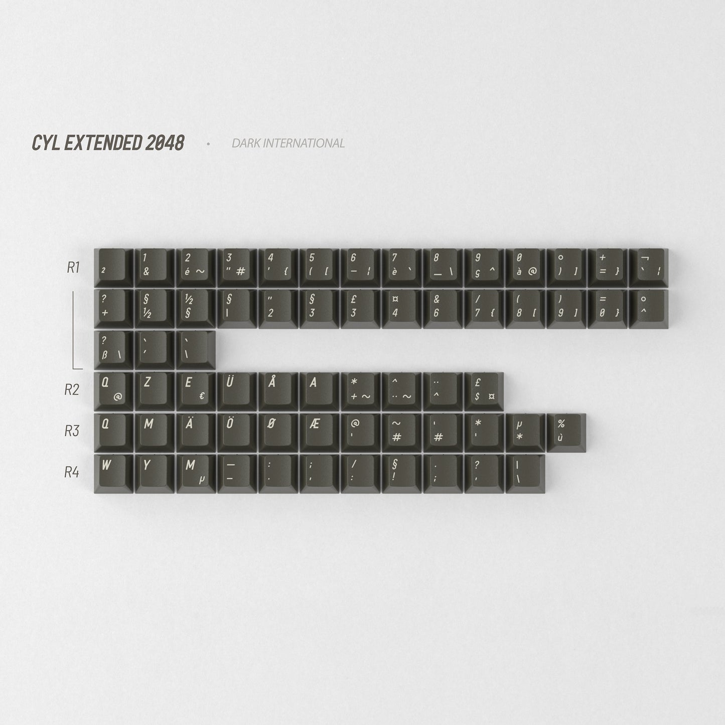 GMK CYL Extended 2048键帽