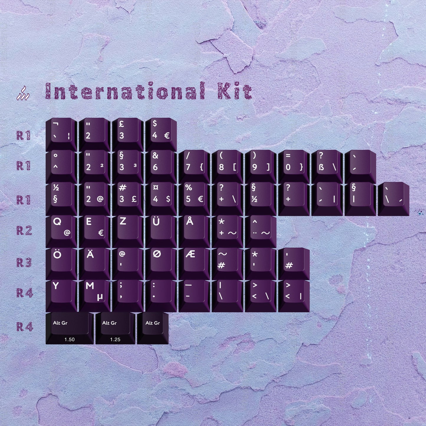 KBDFans purpurite R2 键帽