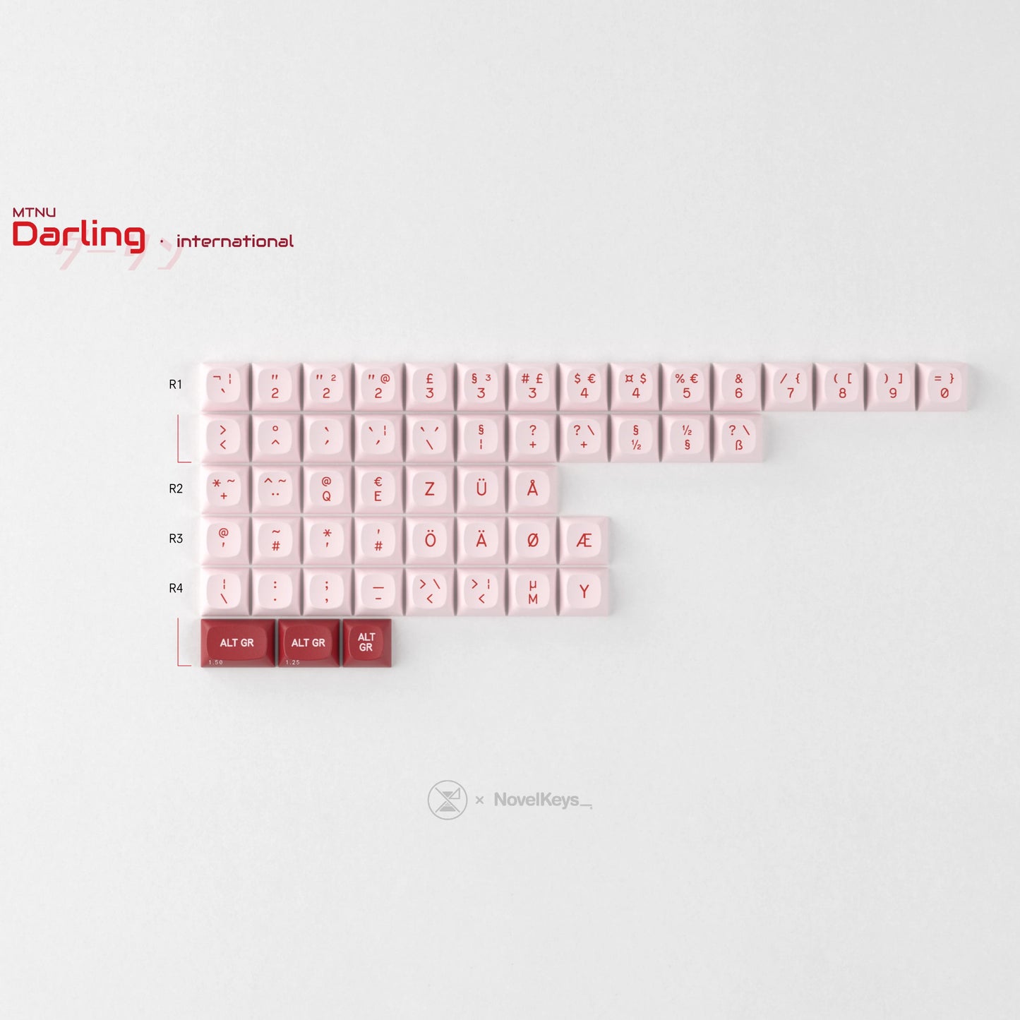GMK MTNU Darling R2键帽
