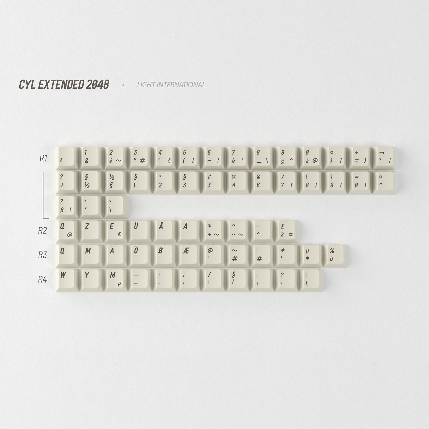 GMK CYL Extended 2048键帽