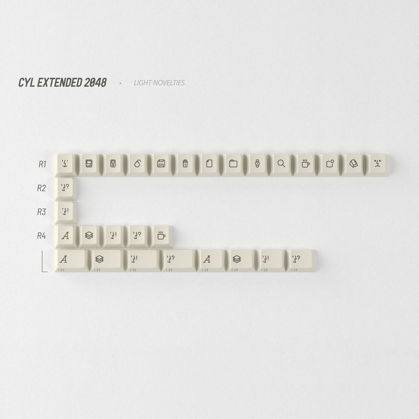 GMK CYL Extended 2048键帽