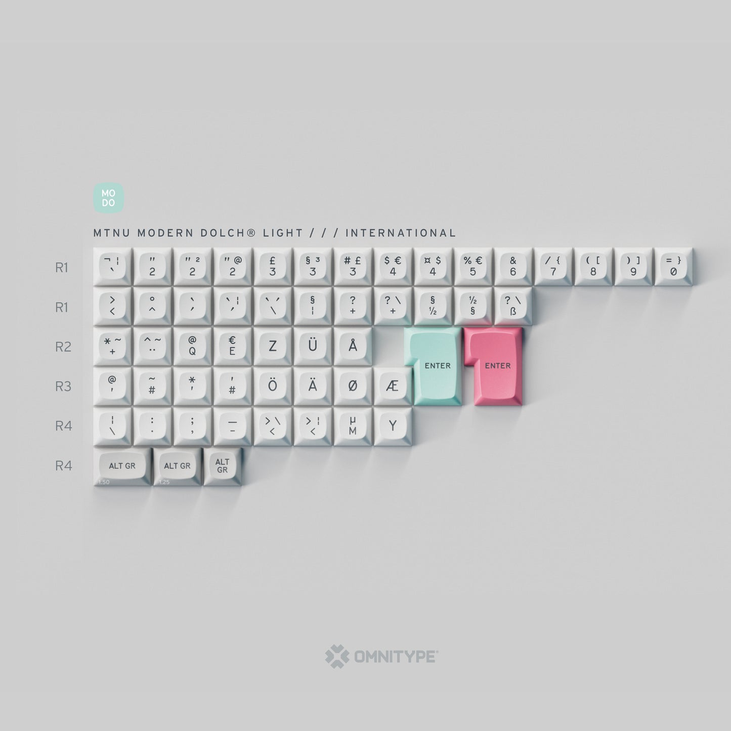 MTNU Modern Dolch 键帽
