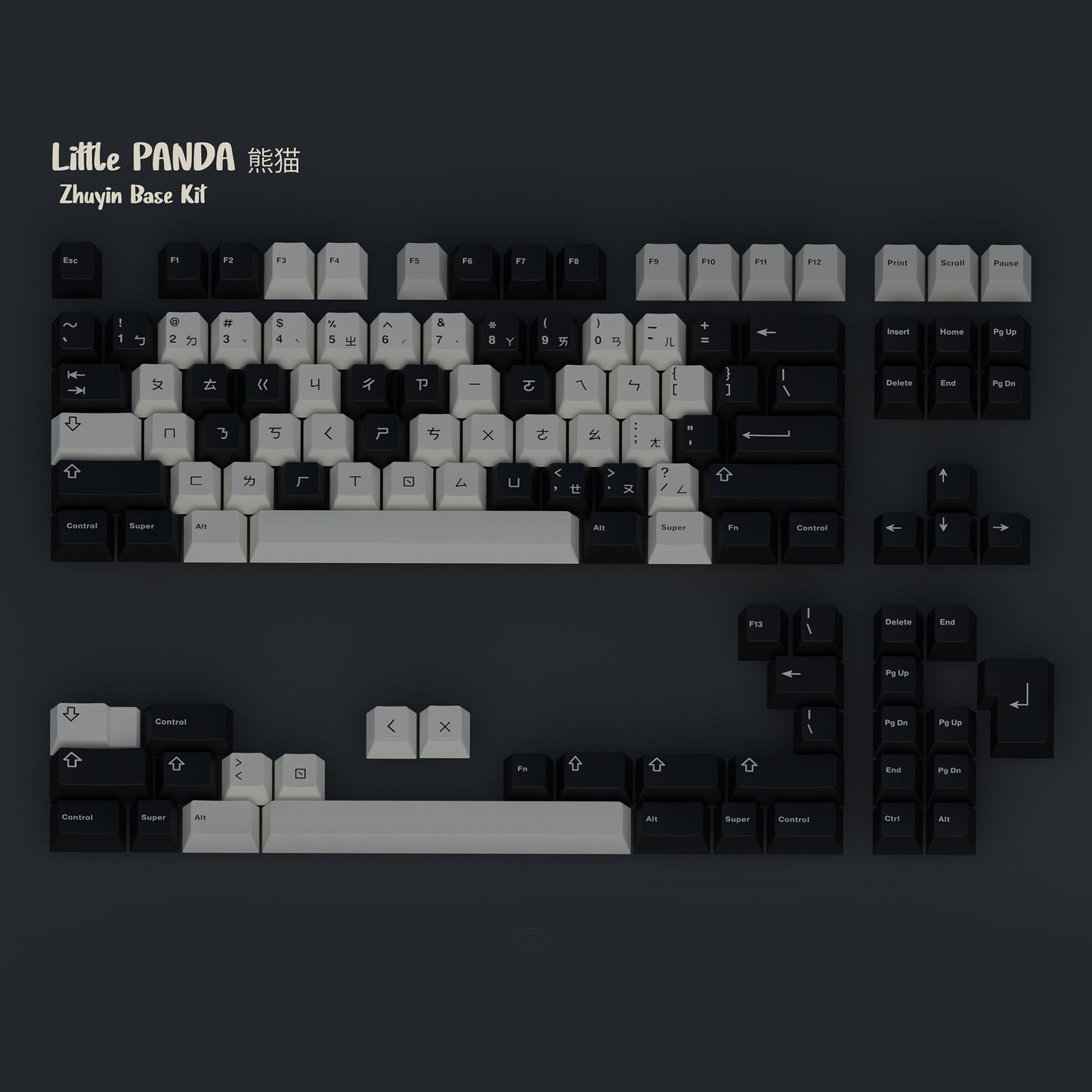 ePBT Little Panda 键帽