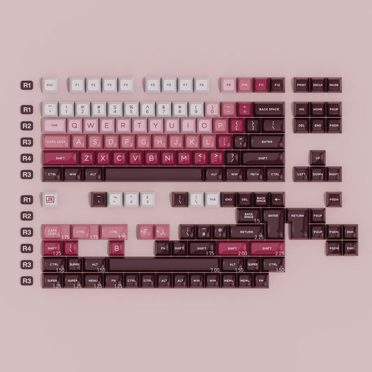 JTK HSA Profile Rouge ABS 胭脂键帽