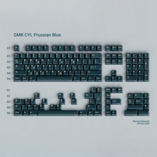 GMK CYL Prussian Blue 键帽