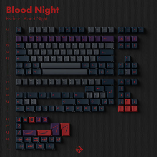 PBTfans BLOOD NIGHT键帽