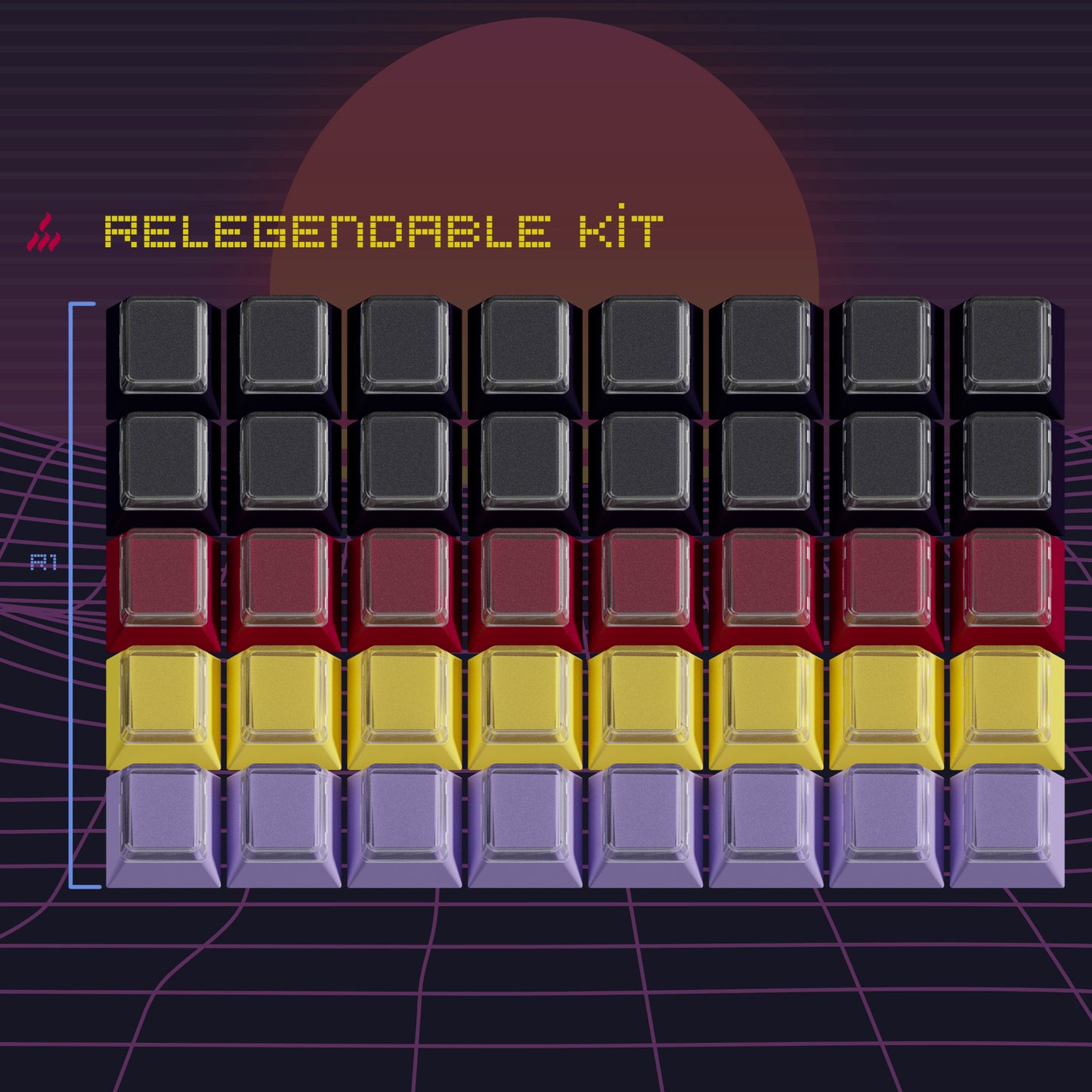 PBTfans Synthblaze Neo 键帽